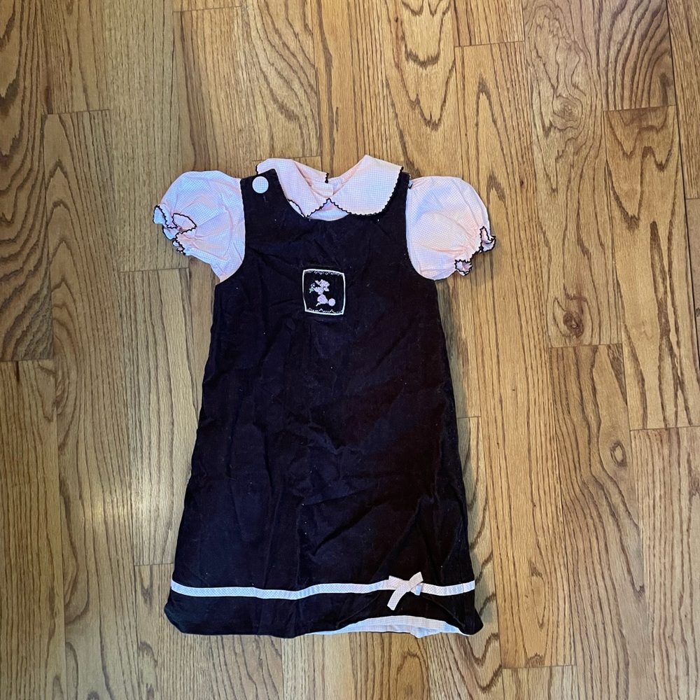 Girls’ corduroy dress & smock